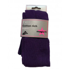 Tights Girls - Purple (2 pack)